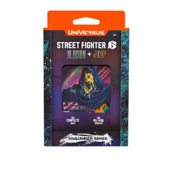 Official UniVersus Street Fighter 6 M. Bison + JP Challenger Series deck