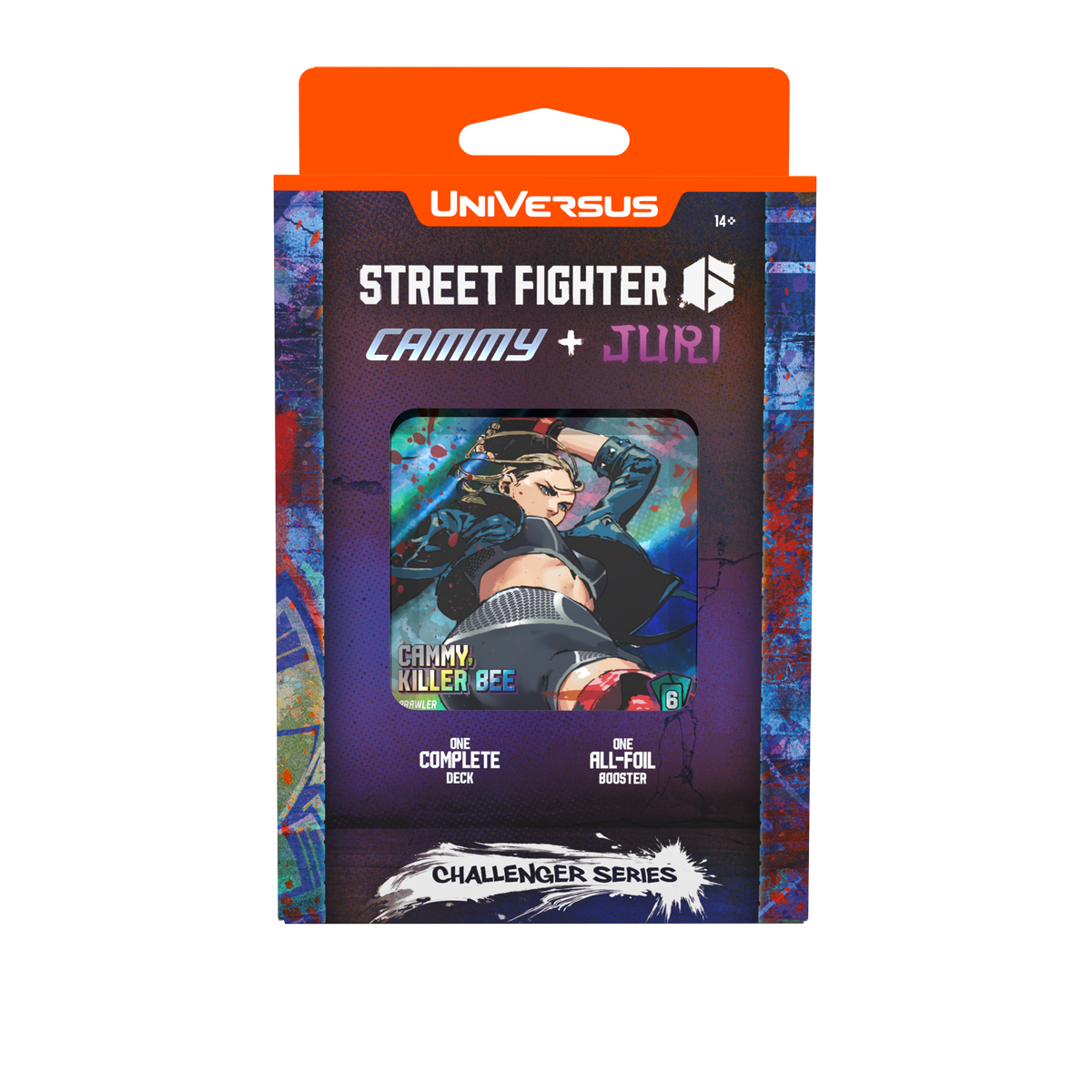 Official UniVersus Street Fighter 6 Cammy + Juri Challenger Series deck