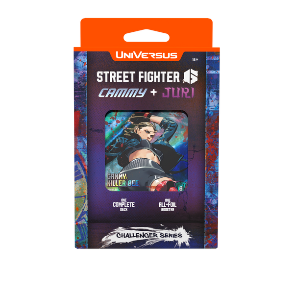 Official UniVersus Street Fighter 6 Cammy + Juri Challenger Series deck