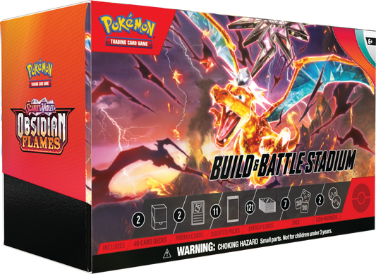 Pokémon TCG: Scarlet & Violet: Obsidian Flames Build & Battle Stadium