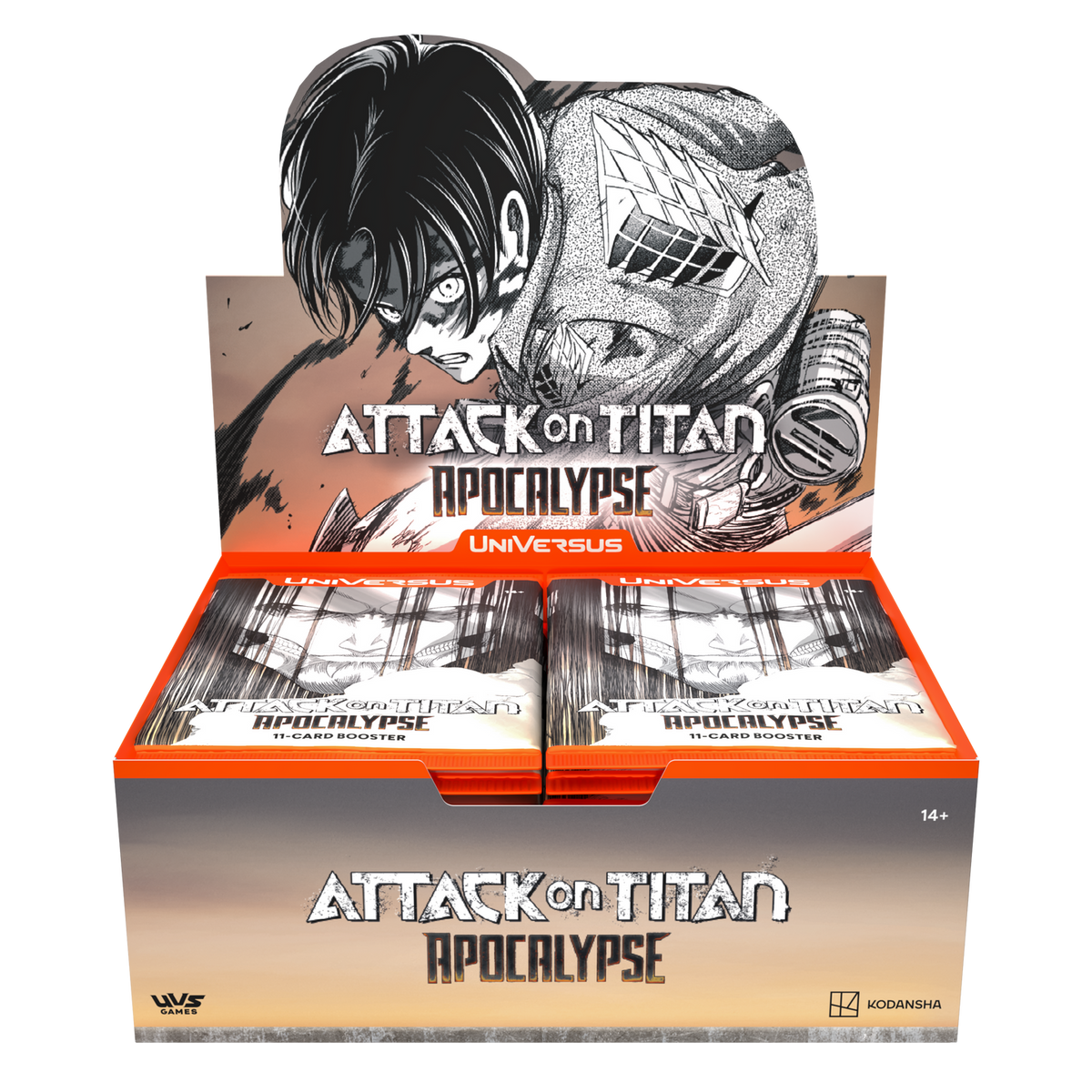 UniVersus Attack on Titan Apocalypse Booster Display
