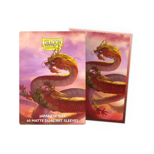 Dragon Shield: Japanese Size Limited Edition Dual Matte Sleeves: Year of The Wood Dragon 2024