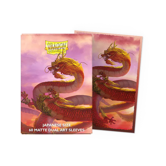 Dragon Shield: Japanese Size Limited Edition Dual Matte Sleeves: Year of The Wood Dragon 2024