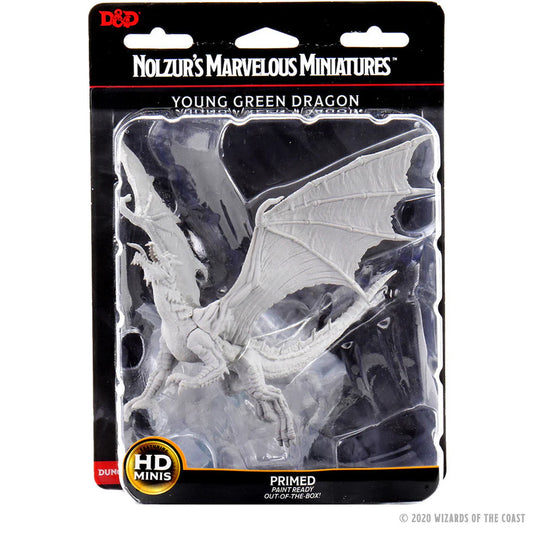 Wizkids: D&D Nolzur's Marvelous Miniatures: Unpainted Young Green Dragon